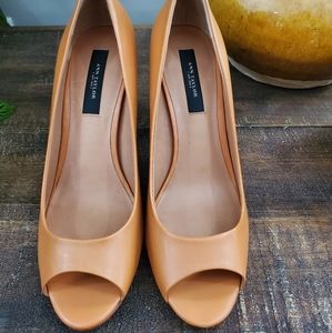 Ann Taylor Vachetta Peep Toe